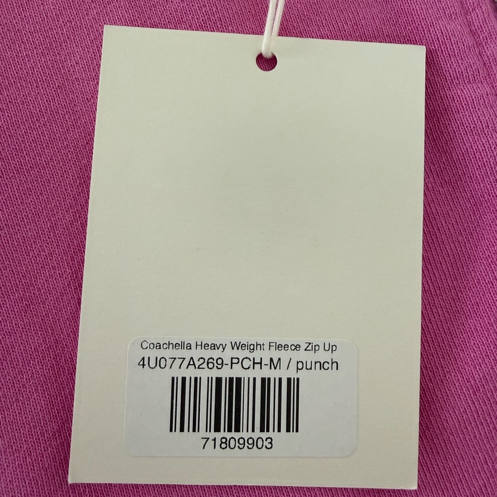 Madhappy Vibrant Pink Hoodie Coachella zip up. - Picture 3 of 9